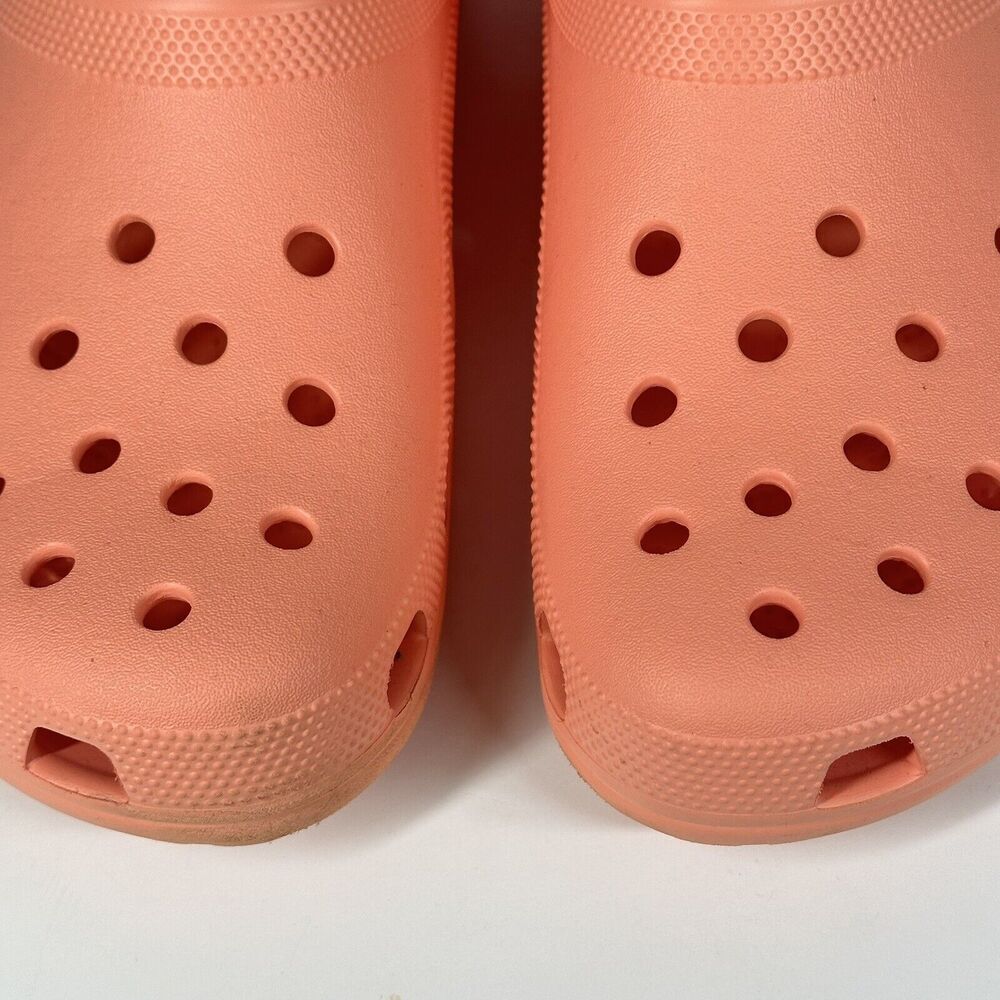 Crocs Mens Size 13 Papaya Classic Clog Mule Authentic Shoe Style 10001 - Picture 5 of 15